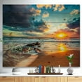 thumbnail image 2 of Design Art - Beau Paysage Nuageux sur la Mer, 2 of 5