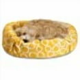 thumbnail image 3 of Majestic Pet 32" Lit de Bagel Sherpa Jaune Fusion, 3 of 4