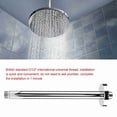 thumbnail image 3 of Tubo De Brazo De Ducha Con Parte Superior Redonda De Acero Inoxidable, Acabado Cromado De Primera , Instalación Rápida, Diseño De Alta Moda En 1 Minuto Para Pared De, 3 of 7
