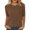 Khaki, variant on off The Shoulder Tops for Women Plus Size Sweater Women’S Ribbed 5 Point Sleeve Pullover T Shirt Top Soft Casual Fashion Tee for Everyday Wear Womens Shirts Long Sleeve Button Up