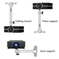 thumbnail image 6 of Universal Projector Wall Ceiling Mount Hanger 360°Rotatable Head with Length 7.0inch/11lbs Load Mounting Bracket Fits for Most Home Office, 6 of 9