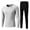 Gray, variant on DYTTDG Men’s Thermal Underwear 2‑Piece Set, Soft Long Sleeve Top & Long Pants, Solid Color Base Layer, Lightweight Warm Knit Loungewear for Fall Winter Daily Wear