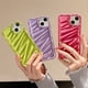 thumbnail image 3 of Carcasa Para iPhone 13 11 12 Pro Max Fashion plating Color Caramelo Patrón 3D A Prueba De Golpes Funda Protectora De Silicona Suave, 3 of 4
