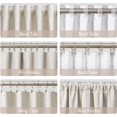 thumbnail image 4 of sasyxdc Green Linen Blackout Curtains 84 Inch Length 2 Panels Set for Bedroom Back Tab Neutral Pleated Look Living Room Darkening Curtains Track System Thermal Insulated Black Out Drapes, 4 of 6