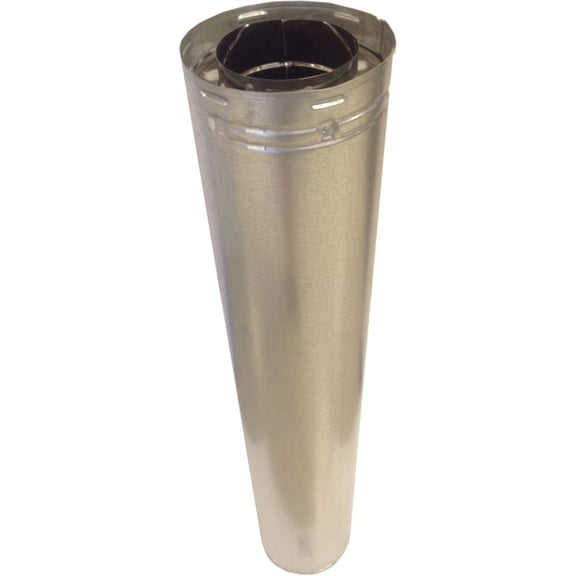 Metal Fab 6TGG48 6" Temp/Guard 2100 Chimney Galvanized 48" Length