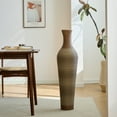 thumbnail image 5 of 39" Tall Floor Vase, Two-tone Hand Woven Rattan Finish, Large Flower Decorative Vase, 5 of 7