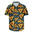 thumbnail image 5 of WAENQINLA Mens Hawaiian Shirt Casual Print Short Sleeve Shirt Stylish Summer Beach Button Up Shirt Big and Tall Summer Beach Shirts Printed Tops, 5 of 5