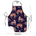 thumbnail image 2 of Sikiie Leopard Print Aprons for Kitchen Cooking Aprons, Chef Apron for Men Women Chef, 2 of 7