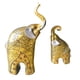 thumbnail image 3 of 2 Piezas Adornos Decorativos de de Material Resina, Decoración para hogar Oro, 3 of 9