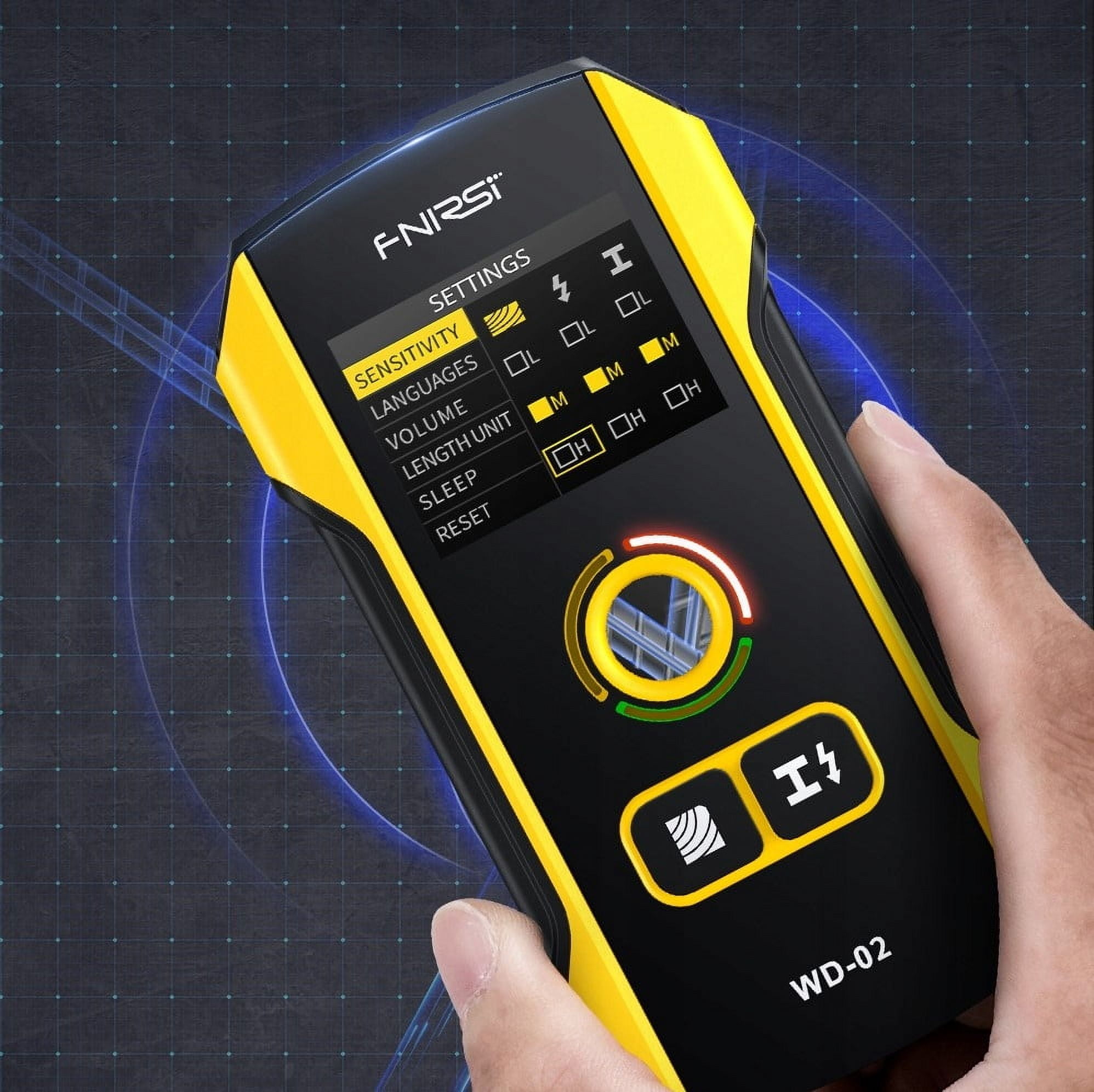 Multifunctional wall detector WD-02 wire metal steel bar detector high-precision load-bearing wall dark