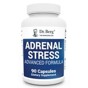 Dr. Berg Adrenal Stress Advanced Formula with Ashwagandha Extract,   90 Capsules