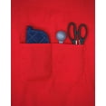 thumbnail image 5 of ThisWear Best Grillin Paw Paw Ever Funny Apron for BBQ Barbecue Grilling Two Pocket Apron Red, 5 of 7