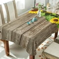 thumbnail image 4 of Coolnut Daisy Flower Tablecloth, Waterproof Washable Polyester Square Table Cover, Durable Tablecloth for Kitchen Dining Table Party Decor, 60"X 108", 4 of 7