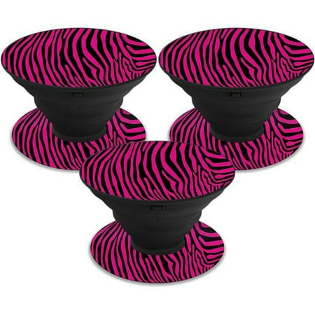 MightySkins POSOCK-Pink Zebra Skin Decal Wrap for Sticker, Pink Zebra - Pack of 3