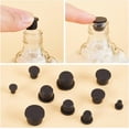 thumbnail image 5 of 40PCS 5 Sizes Black Silicone Bottle Stopper Tube Seal Plug 4/7.5/9.5/11.5/13.5mm Salt and Pepper Shakers Stopper Replacement Insert Hole Plug End Covers for Bottles Pipes Flower Pots, 5 of 9