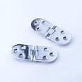 thumbnail image 2 of IFANLANDOR 2PCS Silver Zinc Alloy Mute Hinge for Home Use Durable Door Looseleaf 78MM, 2 of 6