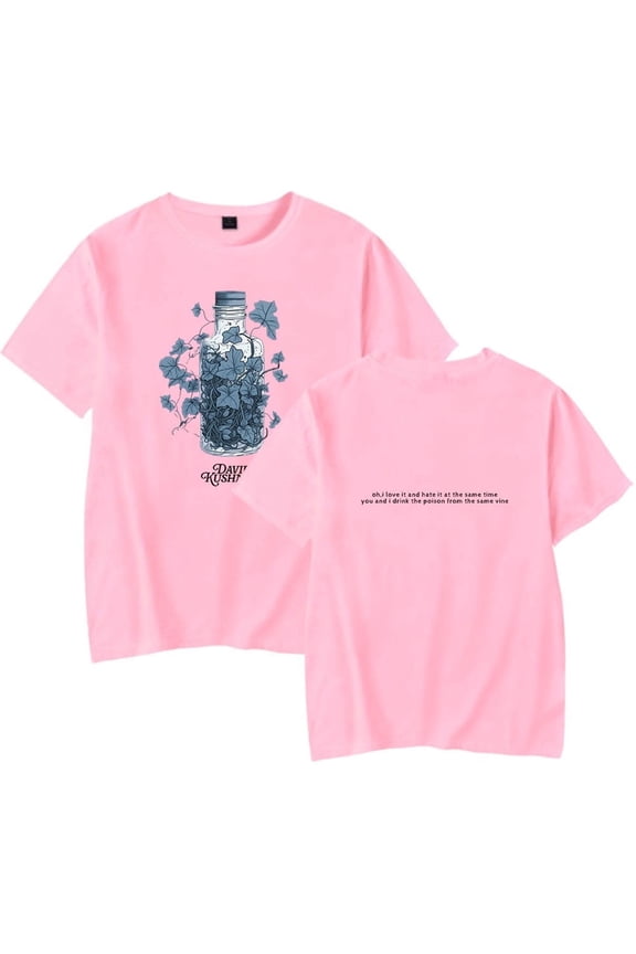 David Kushner Merch Daylight T-shirt fashion men's and women's summer pure cotton short sleeved top casual T-shirt