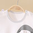 thumbnail image 5 of YDFCWXW Toddler Baby Summer Jumpsuit Casual Animal Print O Neck Button Romper Short Sleeve Boy Girl Clothes (Grey, 0-3 Months), 5 of 6