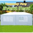 thumbnail image 2 of 10x20FT Canopy Tent Wedding Party Canopy Tent Outdoor Gazebo with 6 Removable Sidewalls, 2 of 6