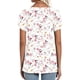 thumbnail image 4 of ICHUANYI Clearance Women's Short Sleeve Print V-Neck T-Shirt Loose Casual Summer Tee Tops(Multicolor, L) ICHUANYI WER2023080904660, 4 of 7