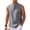 Dark Gray, variant on VgaVtl Men Tank Top Big and Tall Summer Turtleneck Clothing for Men Sleeveless Workout Solid Color Green Button Tops