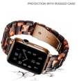 thumbnail image 2 of Autorización：Compatible con Apple Watch Strap 38-40 mm / 42-44 mm Series 5/4/3/2/1, accesorio de correa de reloj de reemplazo de correa de resina delgada Adepaton 2033262-16, 2 of 9