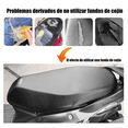 thumbnail image 4 of 2 piezas Funda De Asiento Impermeable Para Motocicleta Belug, Negro, 4 of 5