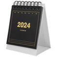 thumbnail image 2 of Mini calendario 2024 Calendario pequeño de sobremesa Calendario decorativo de escritorio Calendario inglés Adorno de escritorio, 2 of 3