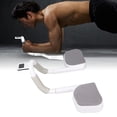 thumbnail image 4 of Plank Exercise Core Trainer, Elastic Width Adjust Prevent Slip Fitness Plank Trainer Timing Display  For Home Use Black,White, 4 of 8