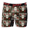 thumbnail image 1 of Friday the 13th Mask and Cross Weapons Boxer Briefs-Large (36-38), 1 of 2