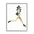 thumbnail image 4 of Stupell Industries High Profile Fashion Female Glam Walking Pose Black Framed, 11 x 14, Design by Mercedes Lopez Charro, 4 of 5