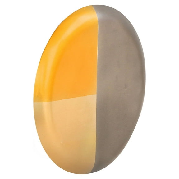 De Kulture Handmade Brass Tricolor Plate Tableware Kitchenware Serving Plate, 7x0.5 DH inches