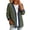 Dark Green, variant on Stralyhd Jean Jacket Women Long Sleeve 2026 Autumn Casual Denim Jacket Short Waffle Jean Coats Light Button Down Cardigan with Pockets Dark Green XXL