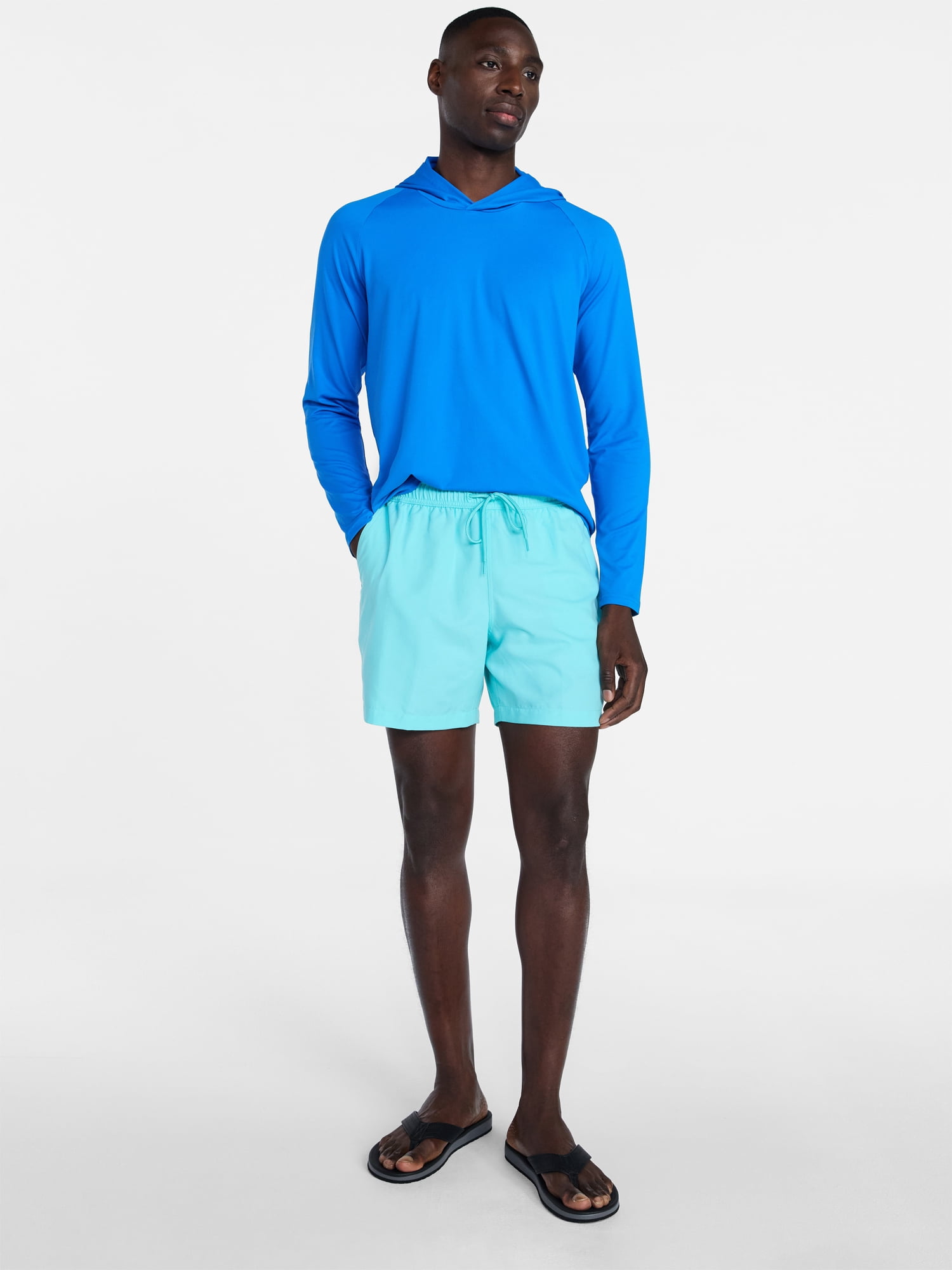 George Men's and Big Men's Swim Trunks, 6" Inseam, Sizes S-5XL