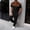 Black, variant on Men's 2 Piece Sets Walking Suits Waffle Quart Zip Short Sleeve T-Shirts Drawstring Pants Outfits with Pockets Black 3XL