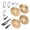 22mm, variant on 1 Set Heavy Duty Wood Carving Disc， With 5 Rotating Files，Angle Grinder Polishing Pad， Sanding Discs for Sanding and Polishing Woodworking