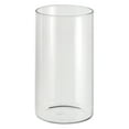 thumbnail image 1 of Uxcell 5.9"x3.1" Jarrón de cilindro de vidrio transparente para flores en la mesa, soporte para velas flotantes, 1 of 6