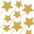 thumbnail image 5 of 250 Pcs Gold Decor Glitter Star Decorations Wedding Cake Decorations Shiny Star Topper Star Cupcake Toppers, 5 of 6