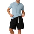 thumbnail image 5 of LIaqionyy Mens Cotton Linen Shirts Short Sleeve Casual Fashion T Shirt Lightweight Summer Basic Tee Tops M-5XL, 5 of 5