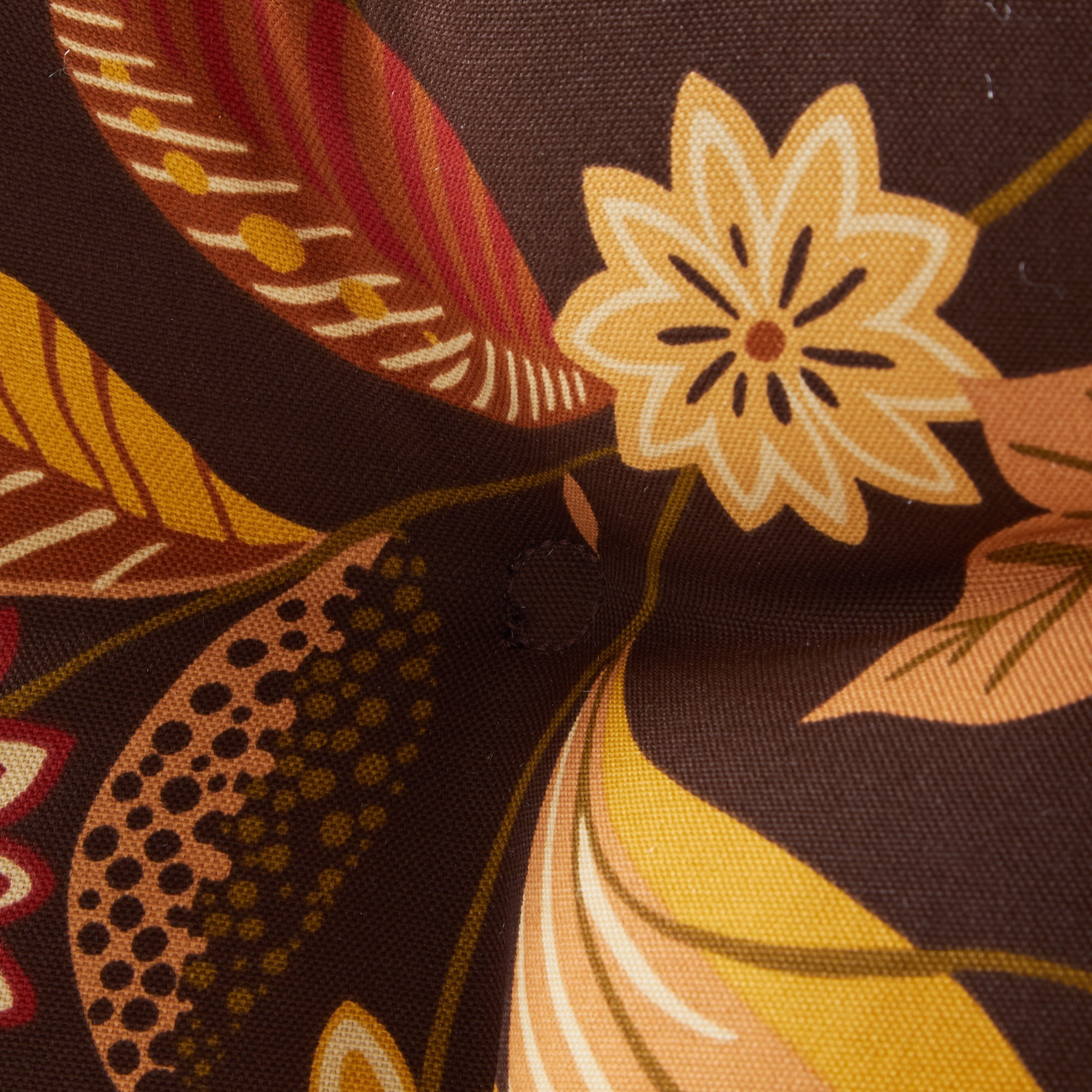 Greendale Home Fashions Russet Floral 38 x 21 in. Outdoor Reversible Tufted Chair Cushion