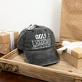 thumbnail image 4 of Pavilion Gift Company - Golf - Black Washed Cotton Twill Hat, 4 of 10