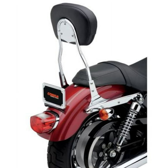Cobra Round Tall 17" Chrome Sissy Bar (602-1254)