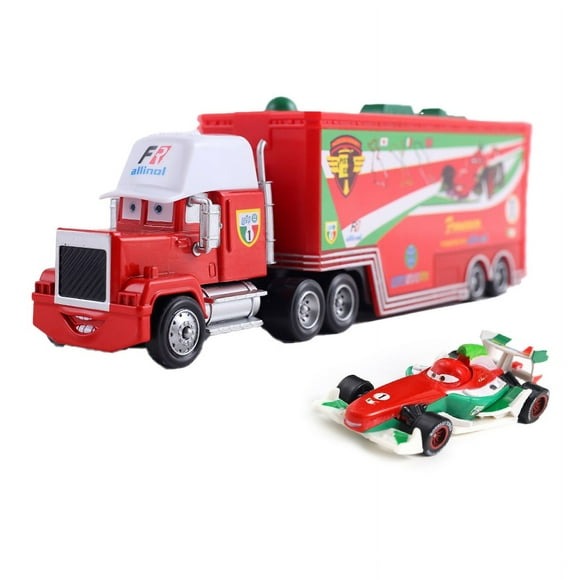 Cars 2 Disney Pixar Racing 3 1 Toy Lightning McQueen Jackson Storm Chick Hicks Mack Truck Collection Die Metal Model kids Gift