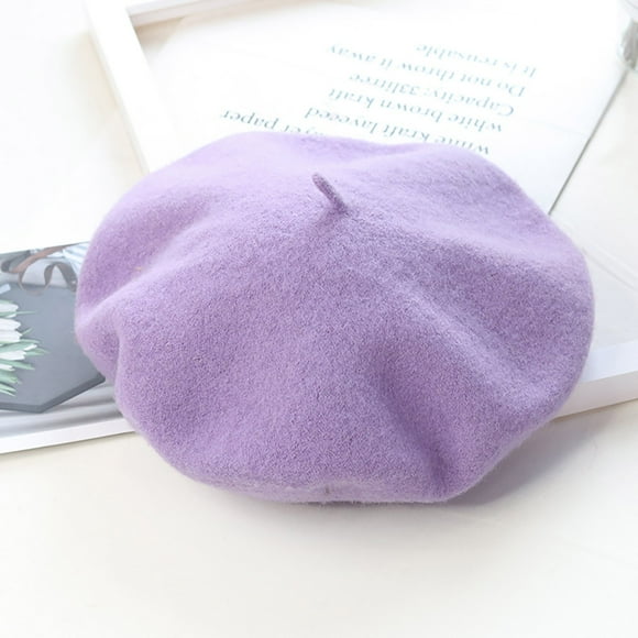 Berets Women's Autumn And Winter Fashion New Casual Wool Knitted Beret Berets
