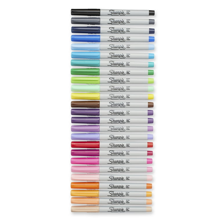 Sharpie Fine Tip Permament Marker, Assorted - 24 pack