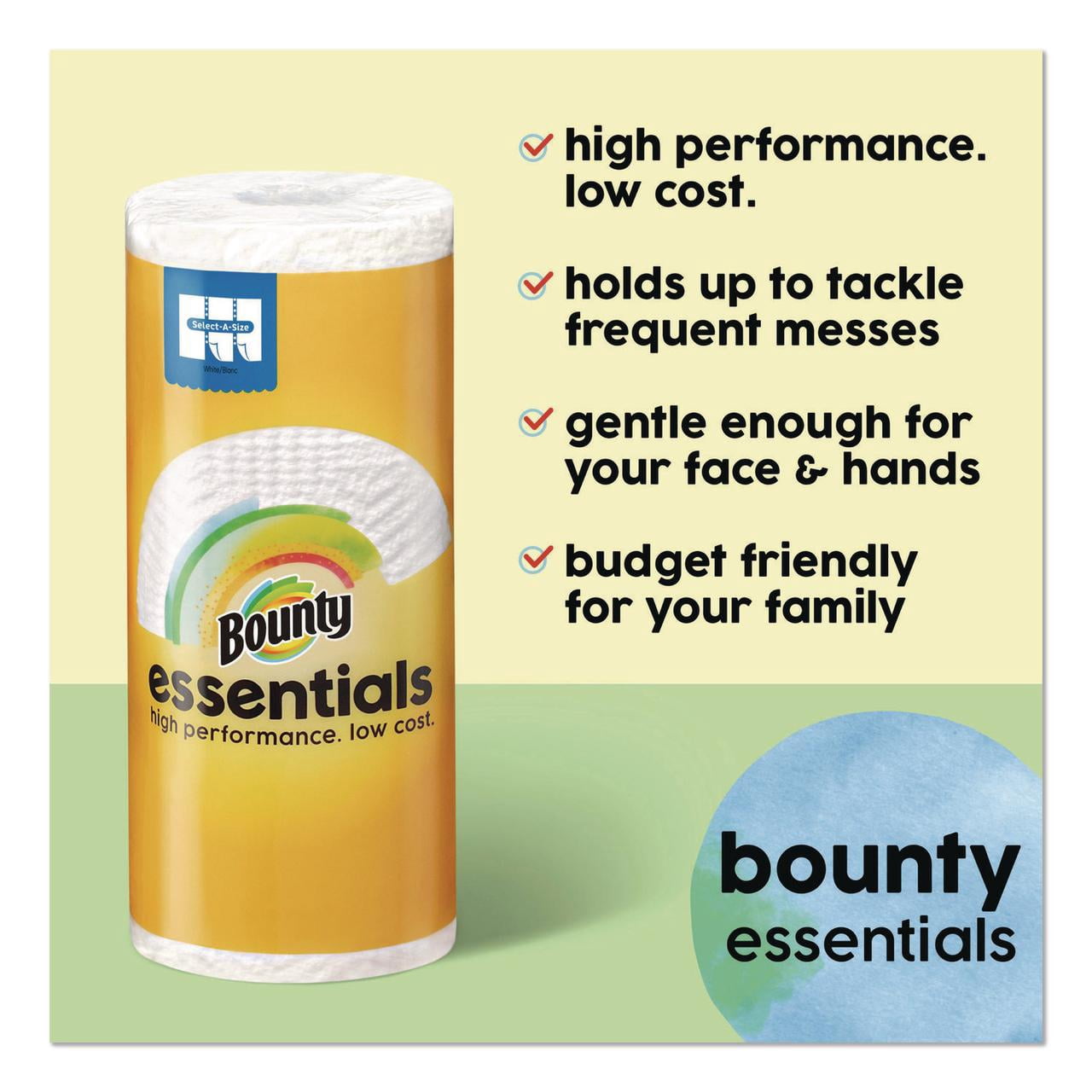Essentials Select-A-Size Kitchen Roll Paper Towels 2-Ply 108 Sheets/Roll 24 Rolls/Carton