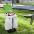 thumbnail image 2 of Soporte portátil para bolsas de basura plegable Wakeman Green, 2 of 9