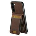 thumbnail image 2 of ELEHOLD Case for Samsung Galaxy S23 Plus, PU Leather Wallet Case with Card Slot & Kickstand & Magnetic Closure for Women Men,Brown, 2 of 6
