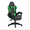 Green with Footrest, variant on Bigzzia Gaming Chair Office Chair, Ergonomic Game Chair with Height Adjustable Headrest and Lumbar Support for Adults Teens, Black & White
