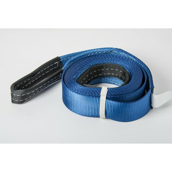3" 6.5TON 14000lb BLUE Tow Strap 20ft 3x20 winch sling off-road ATV UTV recovery